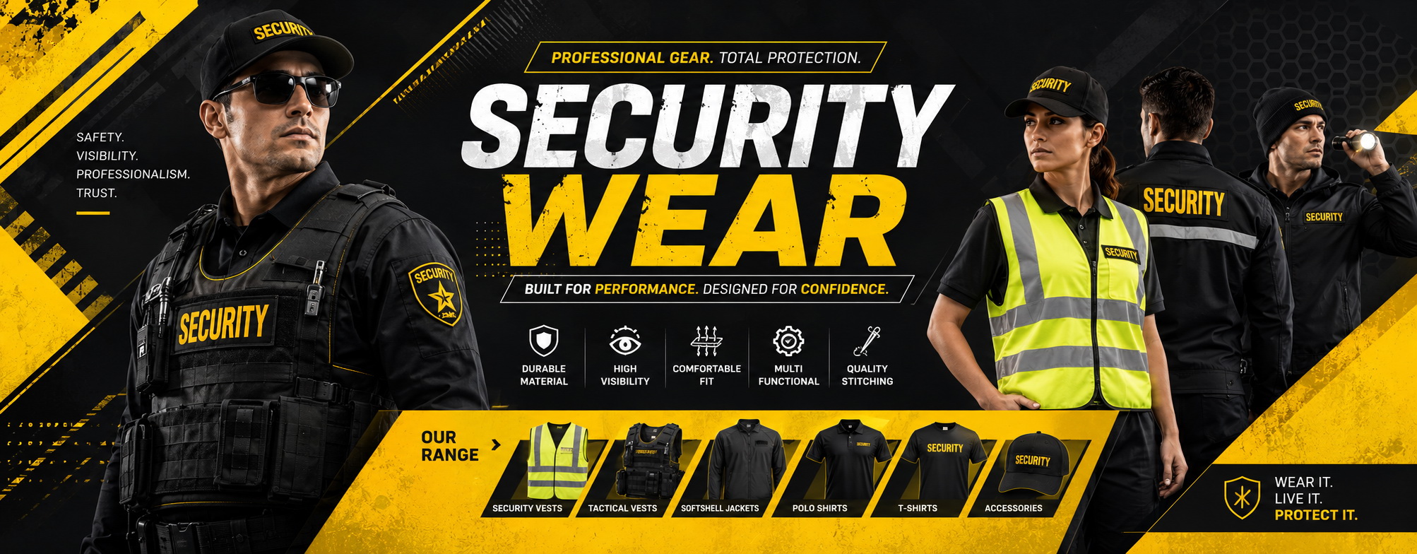 Security Wears Banner